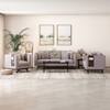 Rubik 3 Seater Fabric Sofa in Smokey Taupe Colour