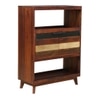 Adonis Solid Wood  Bookshelf in Dual Tone Finish
