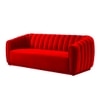 Rosa Fabric Sofa (Red)