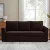 Melano 3 Seater Pull Out Sofa cum Bed  in Brown Colour