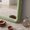 The Artment Unbreakable Green Arch Puff Floor Mirror (160 x 50) cm