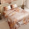 Stoa Paris 300TC UltrSatin Super King Bedsheet with 2 Pillow Covers Satin Super Champagne Gold