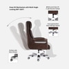 Gold Premium High Back Ergonomic Boss Chair