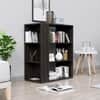 Hexa Engineered Wood Bookshelf Multipurpose Storage Rack in Flower Wenge Colour