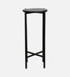 Round Metal Side Table in Black Colour