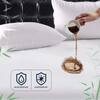 Springtek Organic Waterproof Mattress Protector Elastic Strap 78x60 in