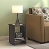 Nick Engineered Wood Side Table in Dark Wenge Finish