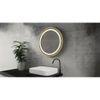 Aluminium LED Circle Decorative wall mirror by elegant arts and frames (Mirror size 800 mm)