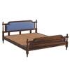 Regal Shesham Solid Wood Queen Size Bed Non Storage Bed In Provincia Teak Finish