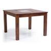 Brighton 4 Seater Dining Table In Teak Finish