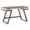 Truman Study Table Creamy Crust in Danish Walnut Finish