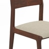 Saar Teak Wood 6 Seater Dining Table with 6 Saar Teak Wood Dining Chair (Finish: Espresso Teak, Colour: Macadamia Brown)