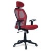 Reaii Mid Back Ergonomic Chair in Red Colour