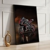 The Castle Decor Sports Bike Racing Wall Art Framed Painting 20x30 Inch