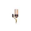Marco Matte Black & Brass Wall Light