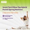 Smarttech Pillowtop Hybrid Pocket Spring Mattress (75 x 36 in, 10 Inches)