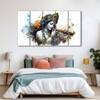 The Castle Decor Krishna Ji Wall Painting Wooden Framed 27x48 Inch (Style 22)