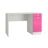 Celestia Kids Study Desk with Shuttered Cabinet and Drawer in Barbie Pink Colour