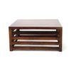 Kingsville Sheesham Wood Coffee Table In Dark Walnut Finish