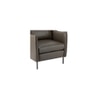 Lucas Solid Wood Accent Chair in Grey Colour