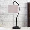 Grey cotton Curvy table lamp with Iron Base (SP06)