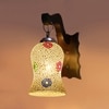 Devansh Solid Wood Electric Wall Light in Brown Colour with Multi Shade Count of 1 Light