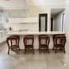 Leo Solid Wood Bar Stool in Natural