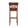 Zewar Sheesham Wood Bar Chair in Honey Oak Finish