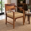 Marlon Lounge Chair in Brown Fabric