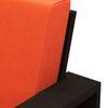 Parson 2 Seater Wooden Sofa  In American Walnut Finish (Lava)