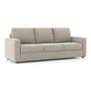 Apollo Compact 3 Seater Fabric Sofa in Oyster Beige Colour