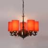 Devansh Solid Wood Electric Wall Light in Grey Colour with Grey Shade Count of 1 Light