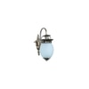 Holly Milky Glass Wall Mounted Lamp (Oval )