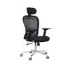 Hector High Back Mesh Office Chair With Hanger in Black Colour