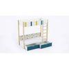 Pine Tree Bunk Bed with Drawer Storage