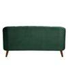 Nilo Velvet 3 Seater Sofa in Green Colour