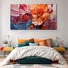 The Castle Decor Abstract Art Wall Painting Wooden Framed Digital Painting 27x48 Inch (Style 15)