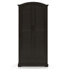Alexandra 2 Door Wardrobe in American Walnut Finish