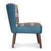 Tiara Block Green Accent Chair