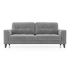Verona Essential 3 Seater Fabric Sofa In Granite Weave Colour