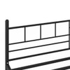 Weaver Metal Queen Size Bed In Black Finish