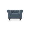 Winchester Essential 1 Seater Fabric Sofa In Ocean Weave