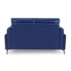 Meagan 2 Seater Leatherette Sole in Blue Colour