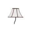 Axl Black Cotton Shade Floor Lamp