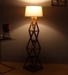 XXX Shelf Floor Lamp in Beige Shade