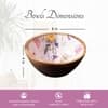 Allure Botanic Mango Wood Bowl Set Of 2