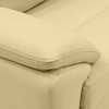 Farina 3 Seater Half Leather Sofa in Cream Colour