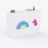 Unicorn'S Playground Cabinet Storage In White Colour
