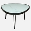 Oval Marble Top Center Table Set Of 2