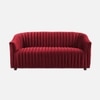 Camro Fabric Sofa (Maroon)